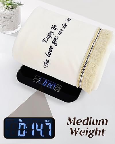 Miniatura 2 de Cleanbear Juego de 2 toallas de baño de microfibra gruesa, delicadas toallas de baño con borlas y texto bordado, 55 x 27 pulgadas, color blanco hueso