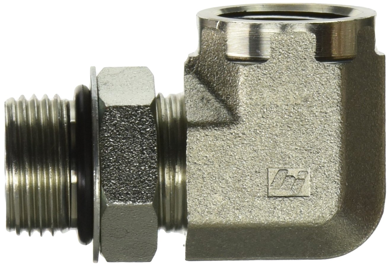 Brennan Industries 6815-10-10-NWO-FG Forged Steel 90 Degree Elbow Tube Fitting, 7/8