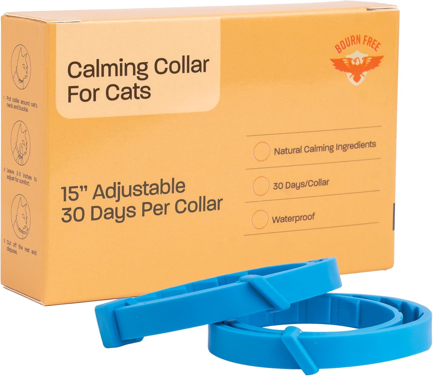2 Pack Calming Collar for Cats Calming Cat Collar, Cat