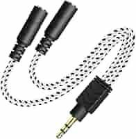 Amazon.co.jp: DUKABEL ヘッドフォンスプリッター、ニット 3.5mm