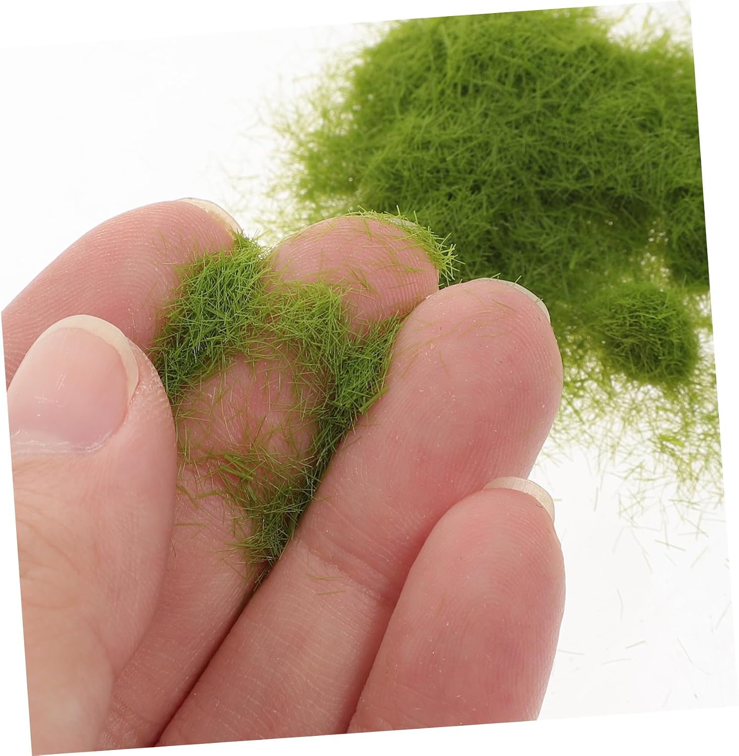 ULTECHNOVO Simulation Moss Powder 4 Bags Nylon for Modeling Landscape Decor