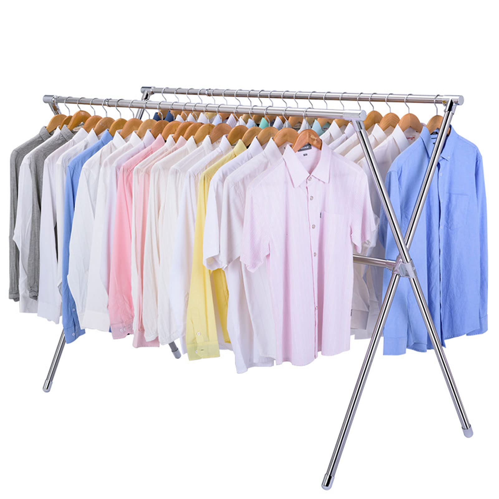 Séchoir à linge d'extérieur rétractable en acier inoxydable