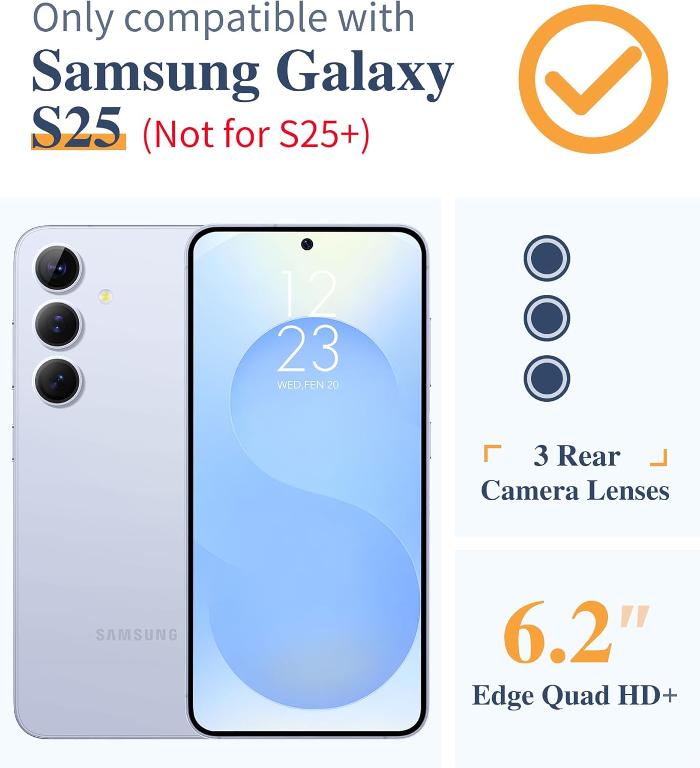 GVIEWIN Compatible with Samsung Galaxy S25 Case, Clear Floral Slim Shockproof Protective Women Phone Case, Non-Yellowing, with Screen Protector & Camera Lens Protector 6.2", Floratopia/Colorful - Image 2