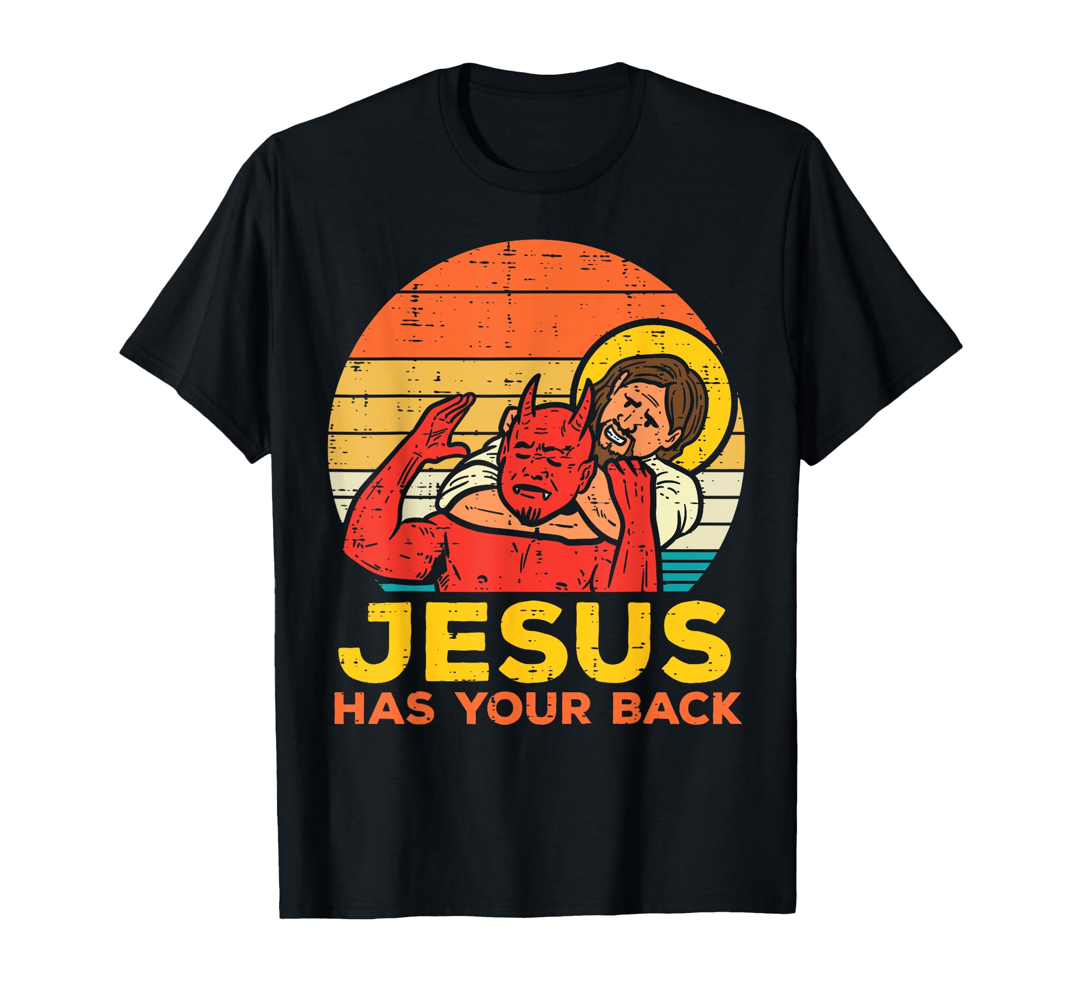 Amazon | Jesus Has Your Back Jiu Jitsu レトロ クリスチャン