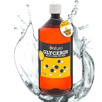 Mituso Glycerine 99.5% Purely Plant-based 1 Pack 1 x 1000 ml