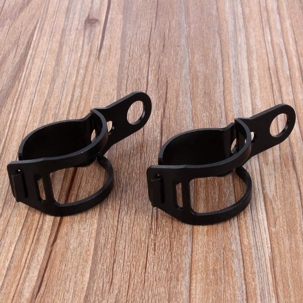 Supporti indicatori di direzione frecce moto forcella 28/40 mm. Morsetti metallo
