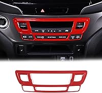 Vista 10 de Marco de Botón de Modo de Aire Acondicionado de Consola Central Moldura para Honda Pilot 2016-2022/ Honda Ridgeline 2017-2023/ Honda Passport