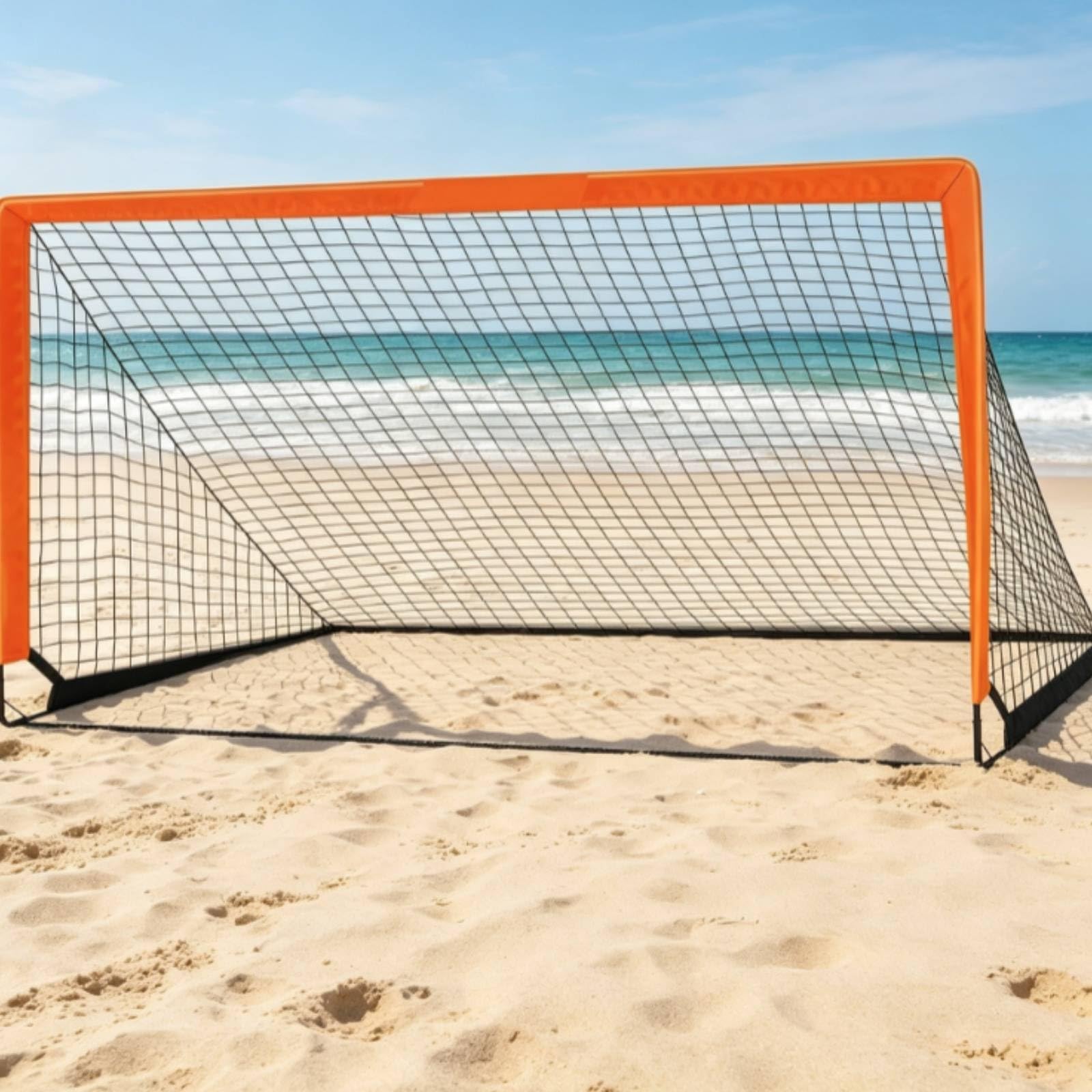 Porta da Calcio Resistente Porta da Calcio Pieghevole Compatta Attrezzatura Sportiva per Parco