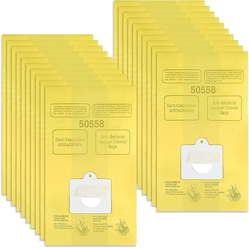 Bolsas para aspiradora Kenmore tipo CQ 50555 50557 50558 y Panasonic tipo C-5, 20 bolsas de repuesto para aspiradora