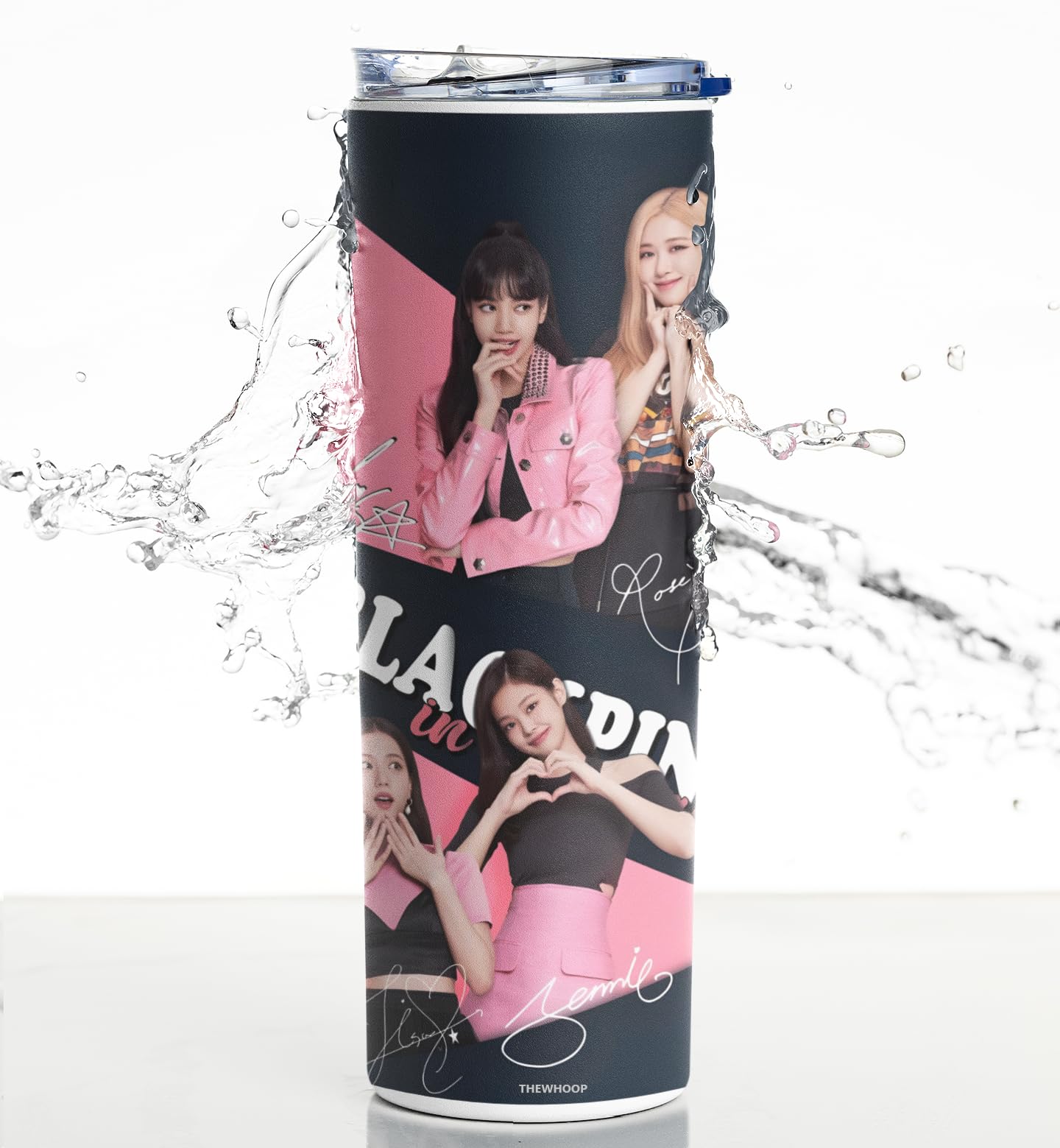 Buy THEWHOOP Blackpink Bottle for Girls | Stylish Black Pink