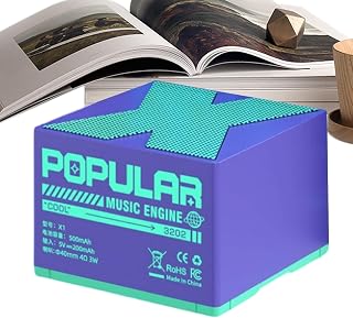 yupeuooe Altavoz Exterior - Bocina Impermeable para Ducha,Electrónica Portátil con Batería de Larga Duración para Viajes, Piscina, Hogar, Oficina, Coche y Más
