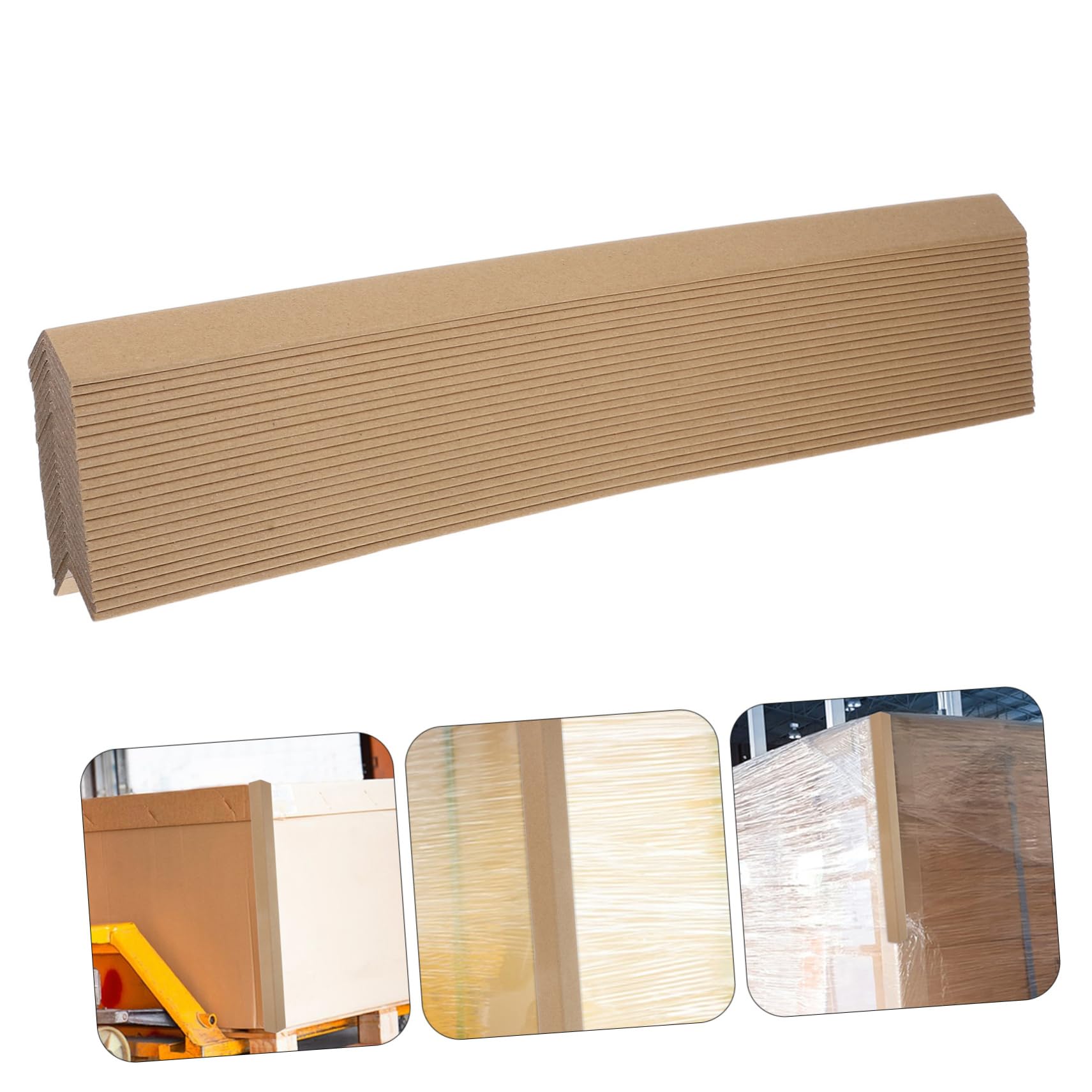 Gatuida Protections D'angle pour Emballages en Papier L-forme 24pcs, Durabilité Légère et Transport Sécurisé pour Stockage et Expédition