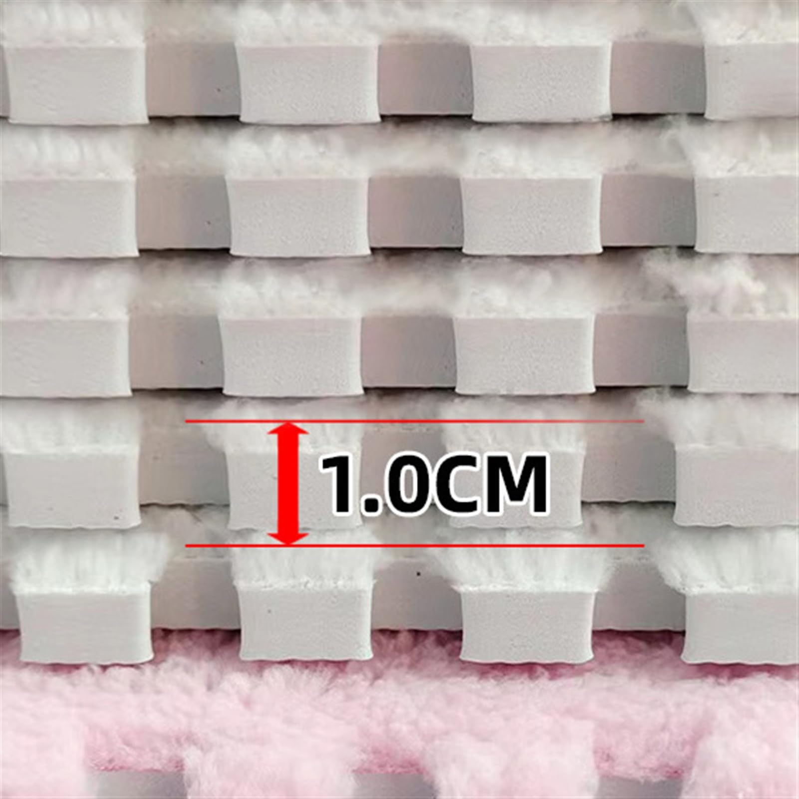 Alfombra Puzzle Suave y Cómodo Tapete para Aprendizaje Desarrollo Juego, Alfombra Infantil para Niños Colchonetas Infantiles Rosa/Morado