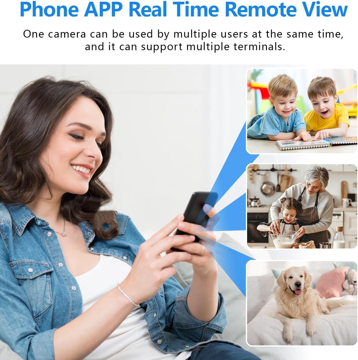 Smallest WiFi Camera,Wireless Battery Cameras,1080P Baby Monitor Cameras,Portable Vdeo Cam with Video Recording Live Feed Night Vision,Motion Detection,Cloud Storage,Remote Viewing with iOS Android