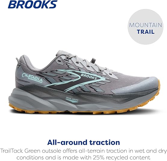 Brooks Men’s Cascadia 19 Mountain Trail Running Shoe