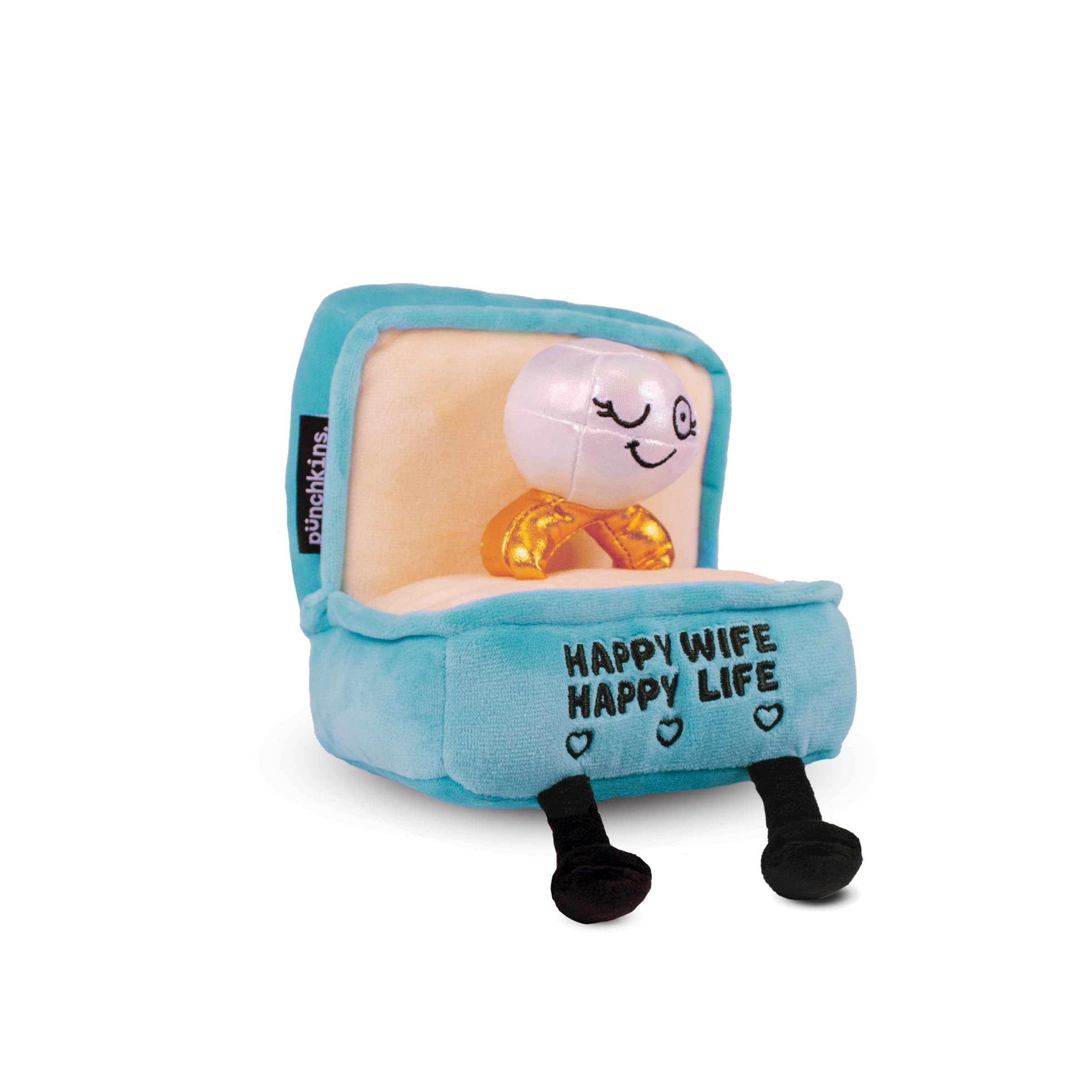 Amazon.com: Punchkins Ring Plushie - Happy Wife, Happy Life Sassy
