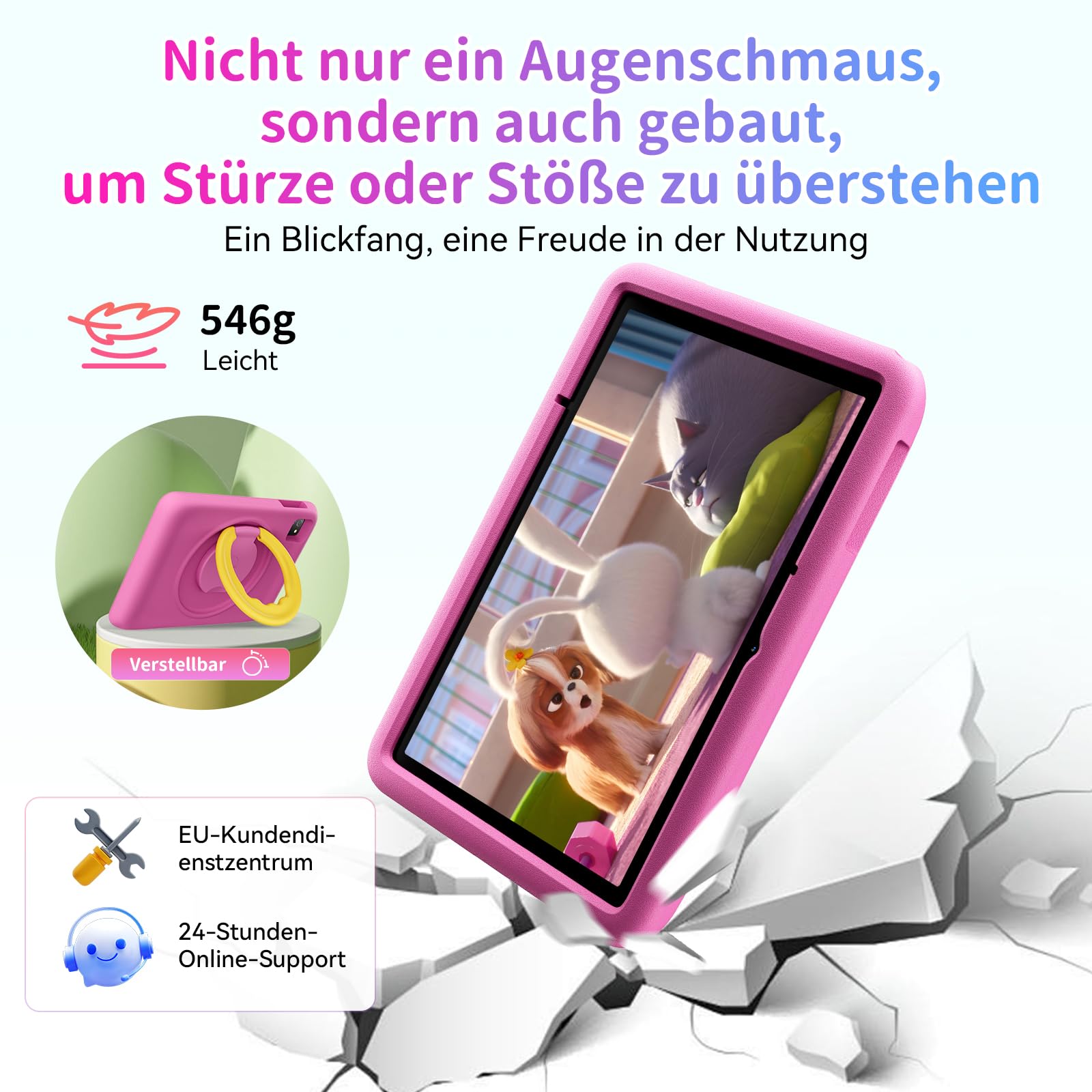 BLACKVIEW Tab A6 Kids (WiFi - 10.1'' - 4/128GB) Pink