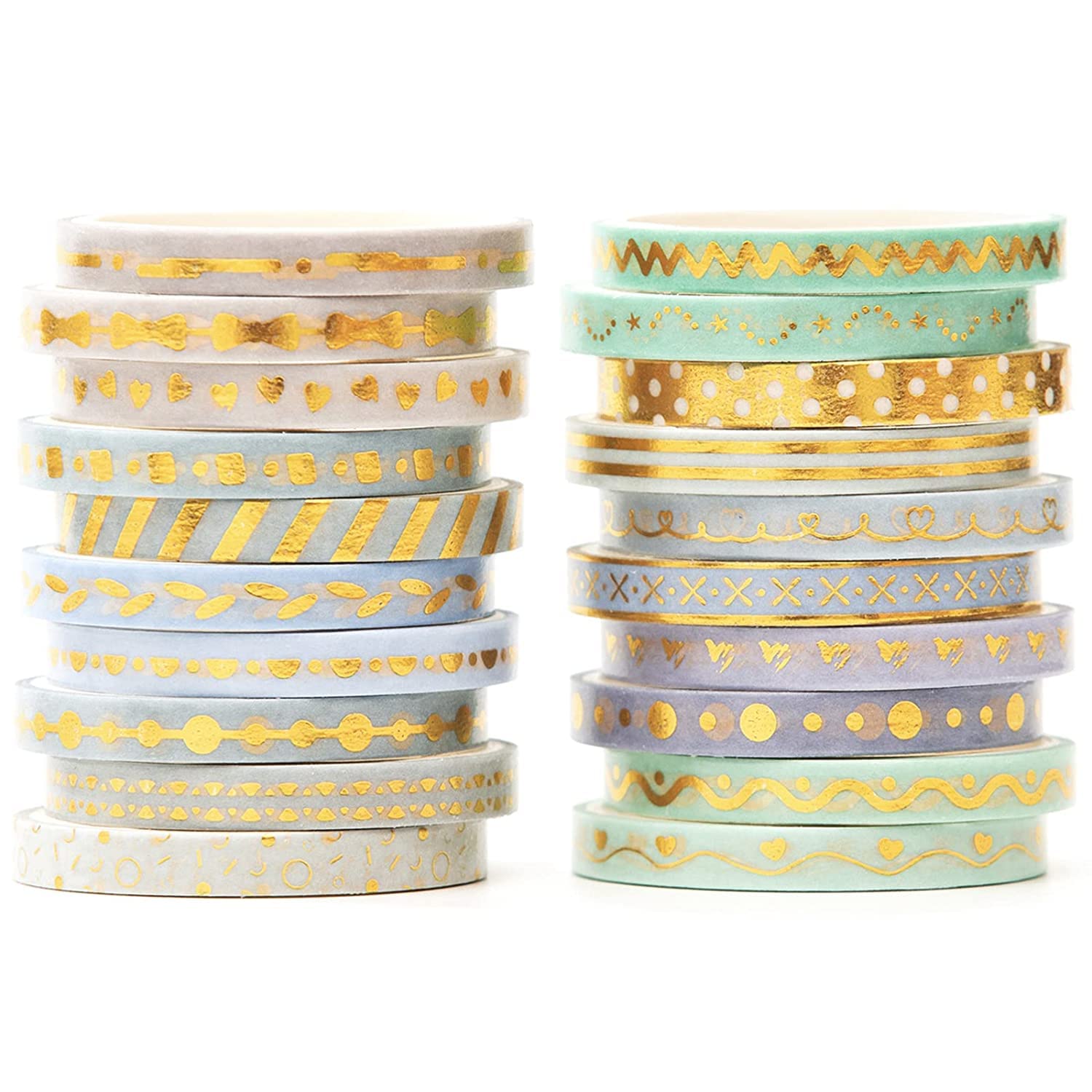 Maigre Washi Tape Set Masking Tape 20 rouleaux Ruban adhesif