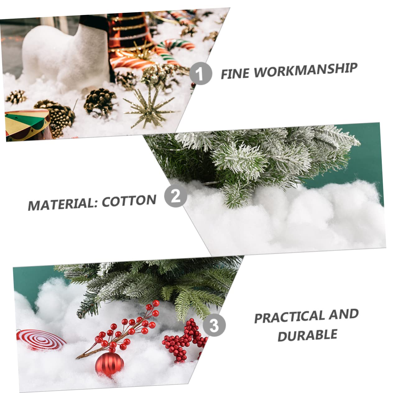 PRETYZOOM 5st Schneedecke Weihnachtsdekoration Weihnachtsdecken Kunstschnee Für Das Weihnachtsdorf Fake Snow Decoration Weihnachtsdorf Schnee Weihnachtsdorfdecke Kunstdecke Weiß Das Haustier