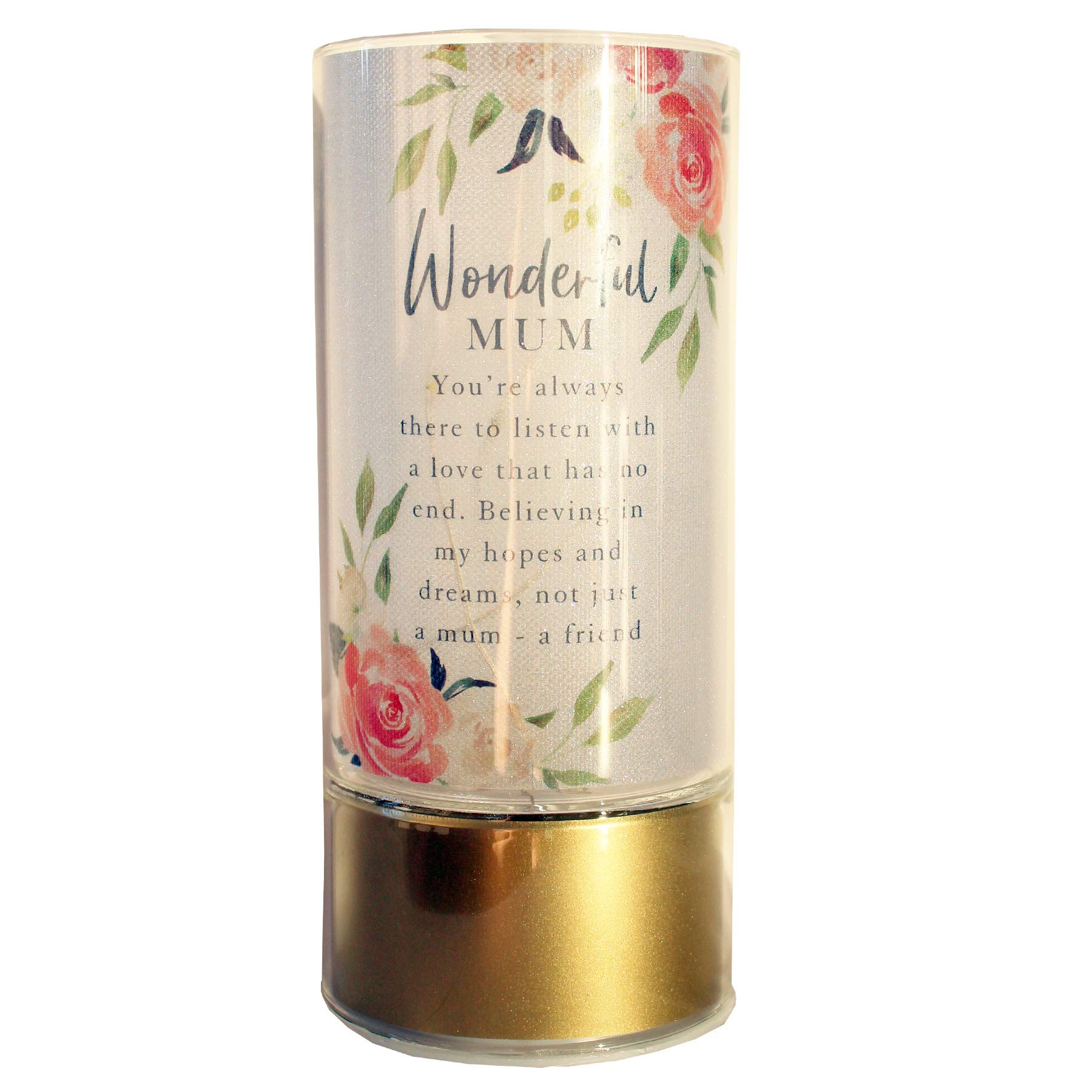 Sophia Light Up Tube Light with Sentiment - Wonderful Mum
