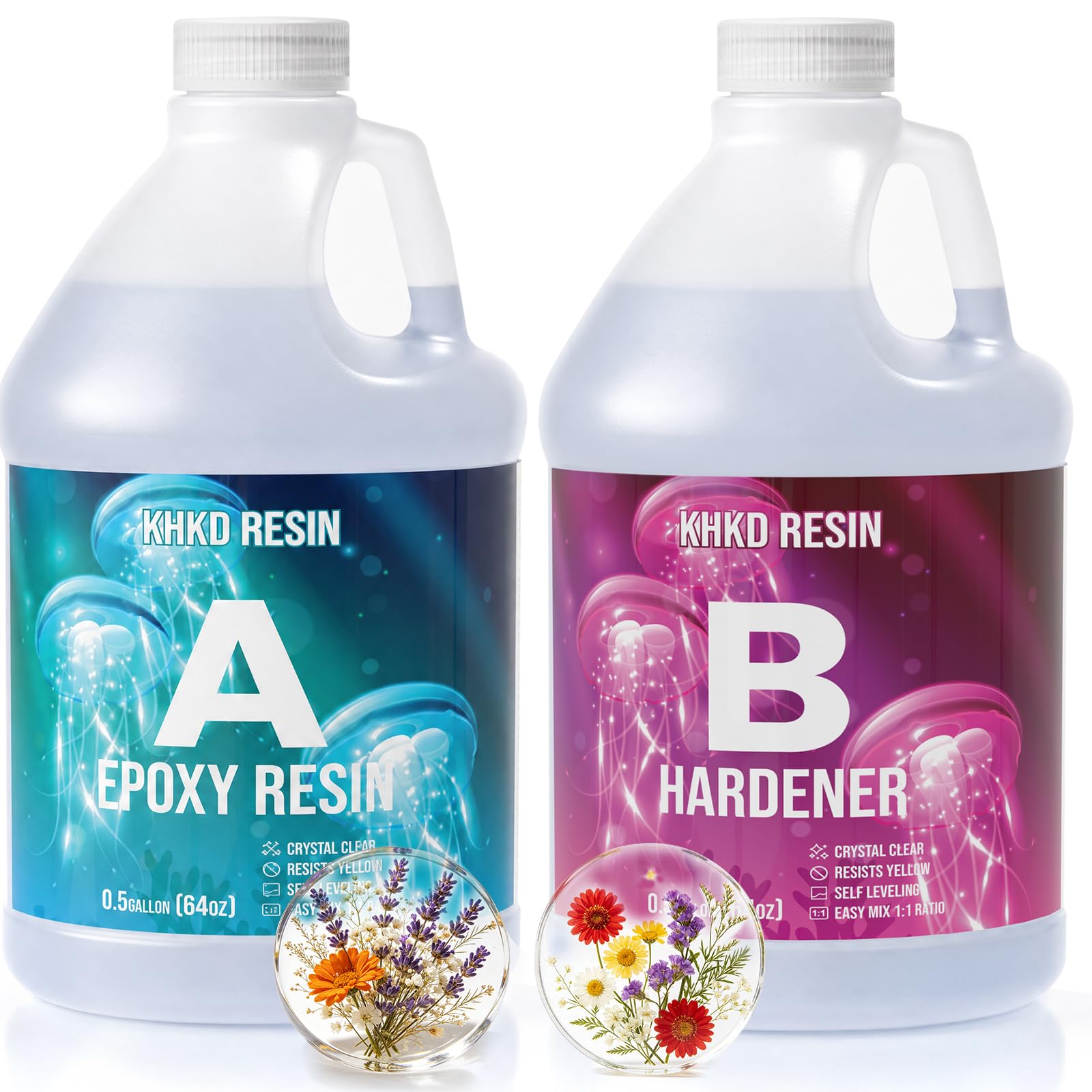 Amazon.com: Epoxy Resin Kit 1 Gallon, KHKD RESIN Bubble Free