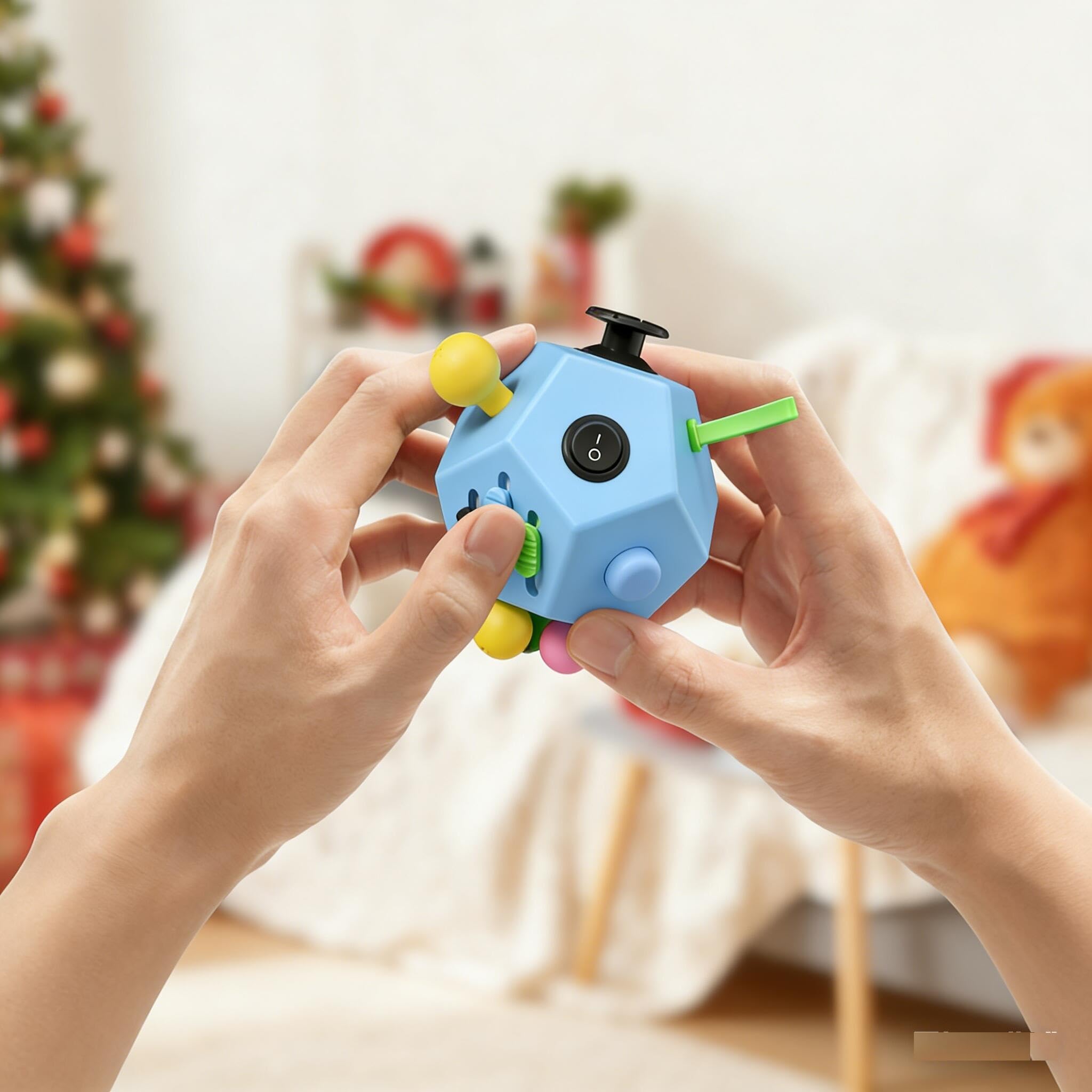Fidget Dodecagon-12 Sided Fidget Toy Stress Relief Cube for Kids and Adults — Amazon image 5