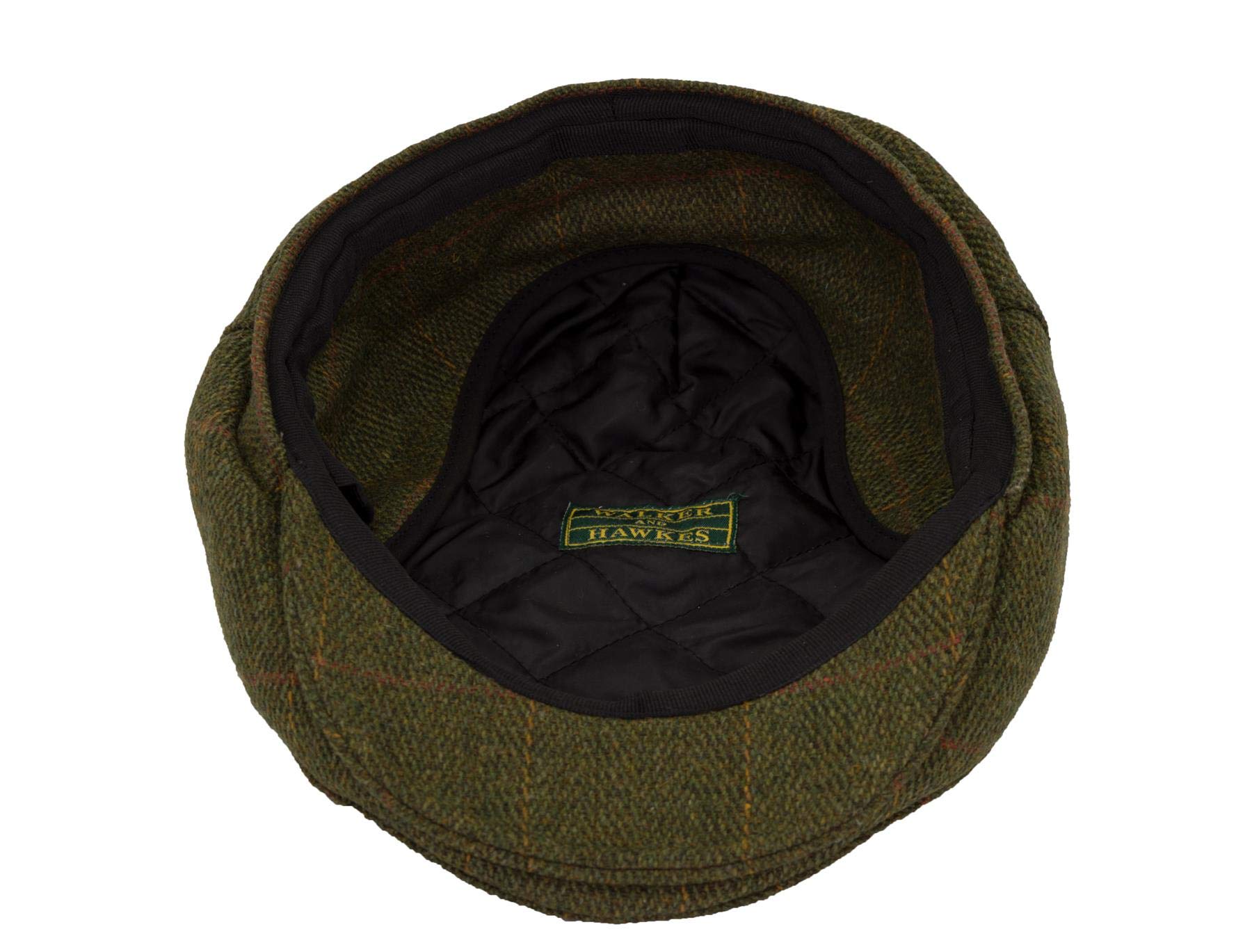 WALKER AND HAWKES - Cappello Piatto Derby Tweed Eddie con copriorecchie Pieghevoli