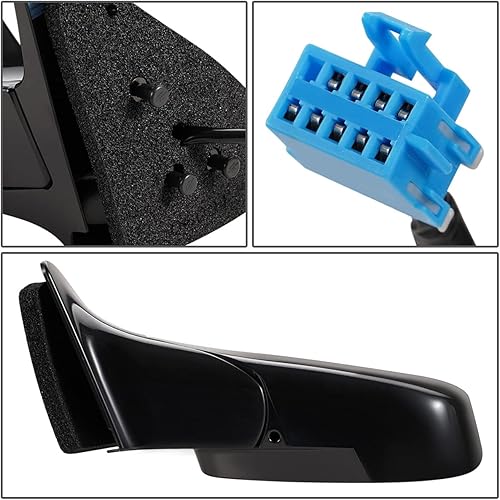 Miniatura 10 de DNA Motoring OEM-MR-GM1321282 Estilo de fábrica Powered+Heated Espejo de la puerta de vista lateral derecha