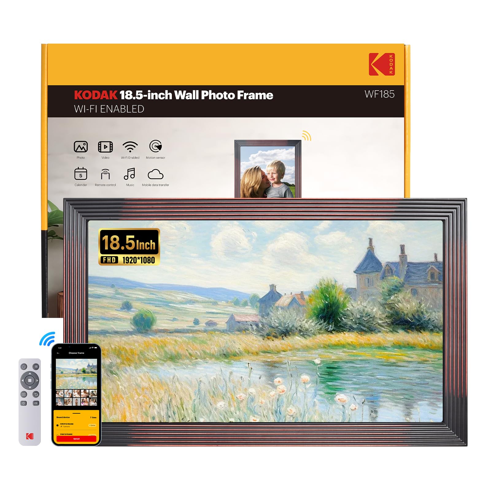 Amazon | KODAK デジタルフォトフレーム 18.5インチ 1920x1080
