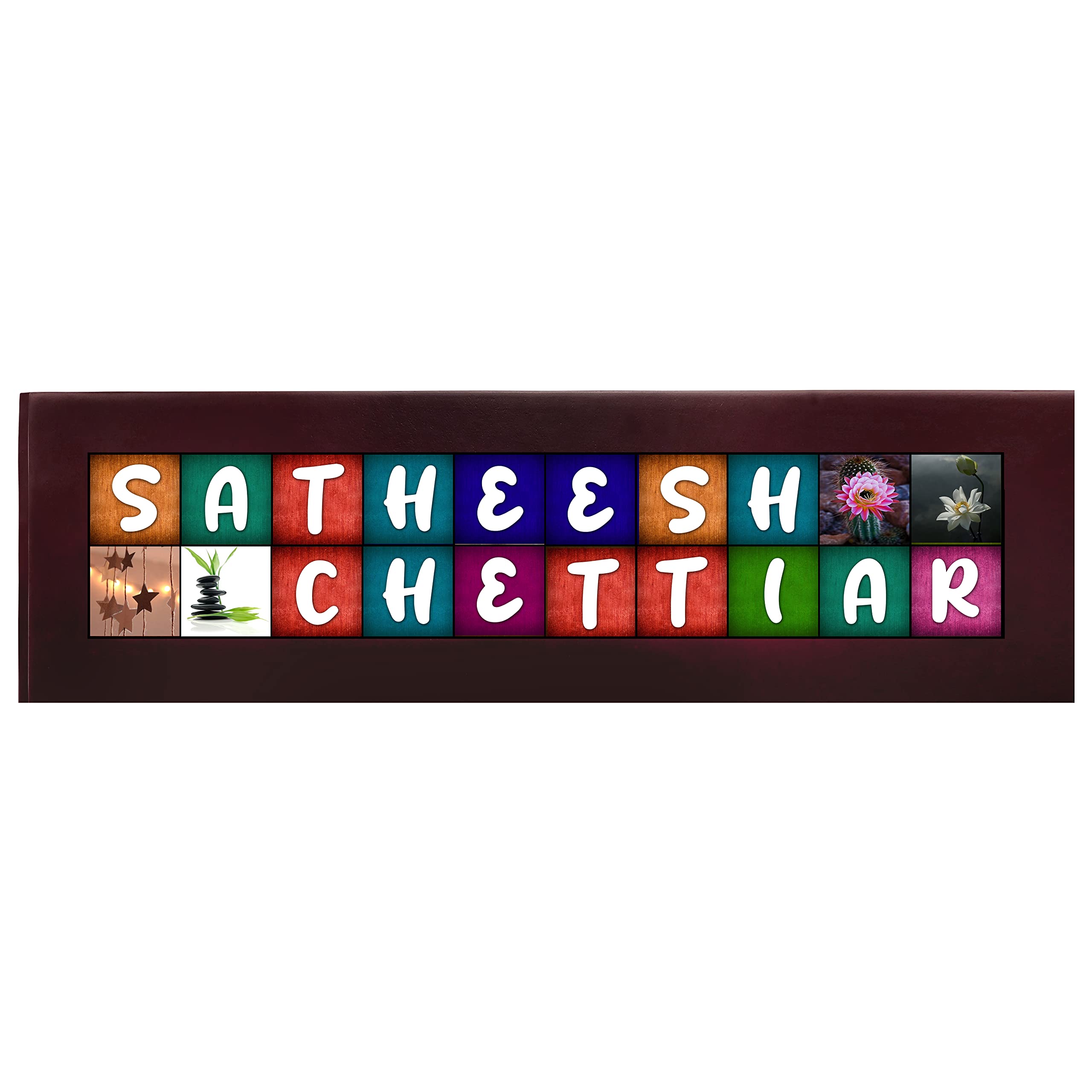 Customized Wooden Name Plate for Home Entrance, House & Apartment Doors (12Letter/1Line) — Amazon image 12