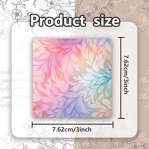 Miniatura 2 de 9 notas adhesivas de degradado pastel de ensueño, autoadhesivas, diseño de degradado pastel de ensueño, notas adhesivas para escuela, oficina,