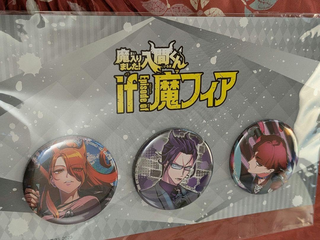 魔入りました！入間くんif episode of魔フィア 鈴木入間 缶バッジ hiro者・西修『魔入りました！入間くん if Episode of 魔フィア