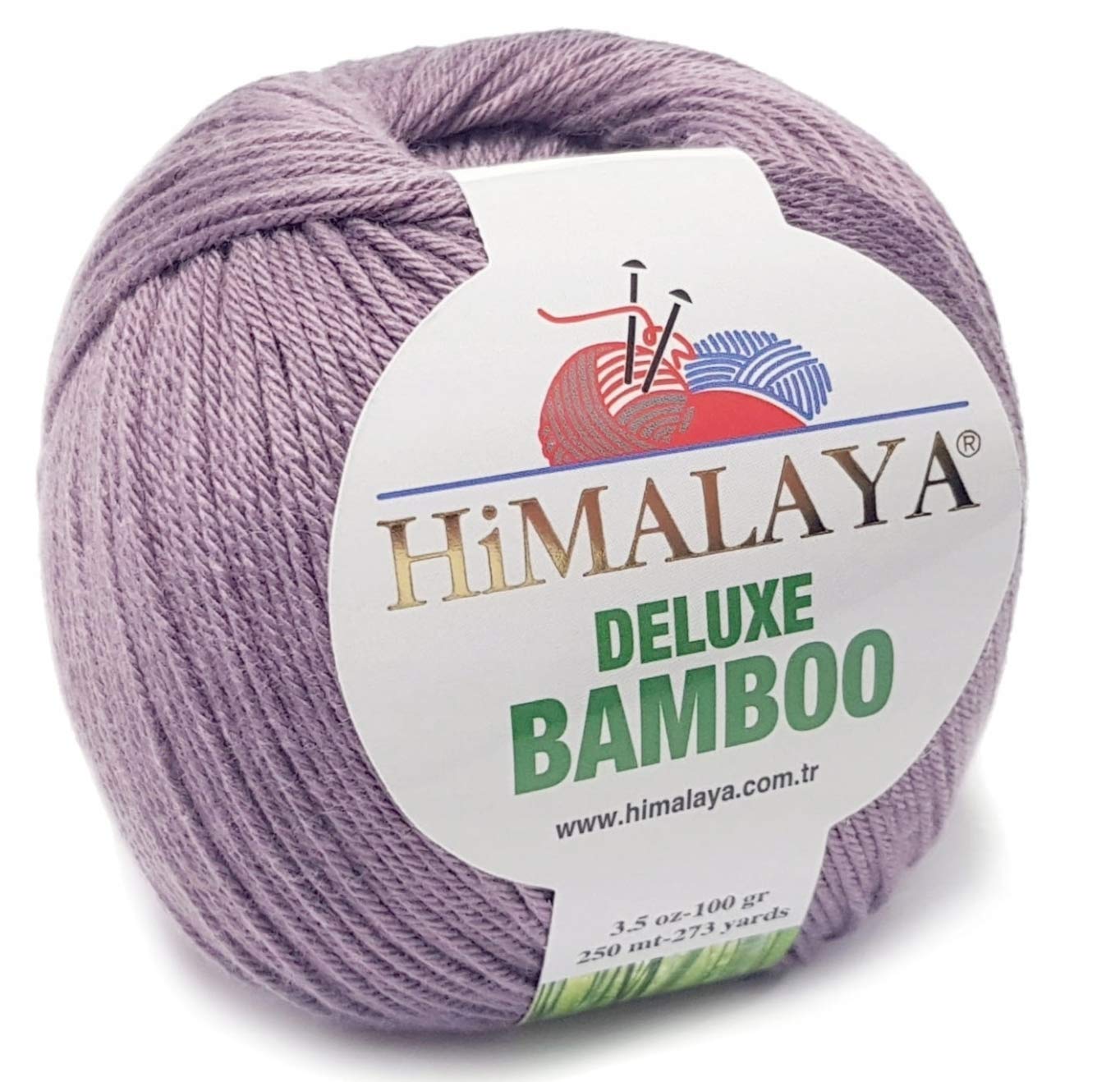 60% bambus 40% bawełna himalaya Deluxe bambus DK i lekki czesany, 8-warstwowa turecka przędza zestaw 4 motków / kulka 400 g kolor (34)