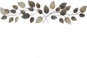 Deco 79 Metal Wall Decor, a Stunning Textured Wall Sculpture to Enhance Your Home