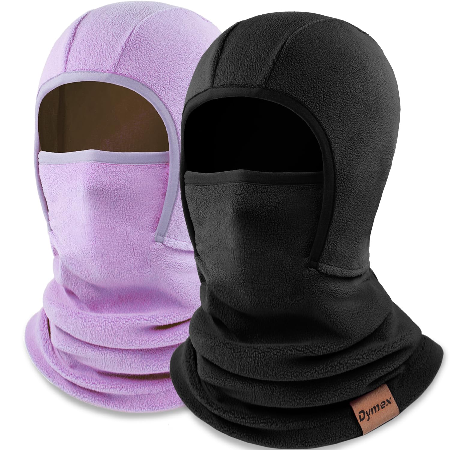 Kids Balaclava Ski Mask Winter Face Mask for Boys Girls Windproof Neck Warmer Gaiter Fleece Hood Face Cover for Cold Weather