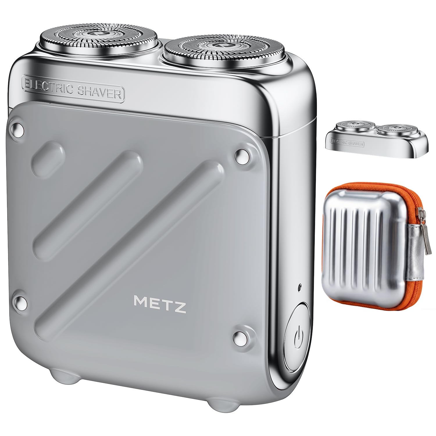 METZ (メッツ) ひげそり 電動シェーバー 【すっきり替刃付き・超軽量&静音】 髭剃り 電動 小型 シェーバー メンズ 電気シェーバー コンパクト