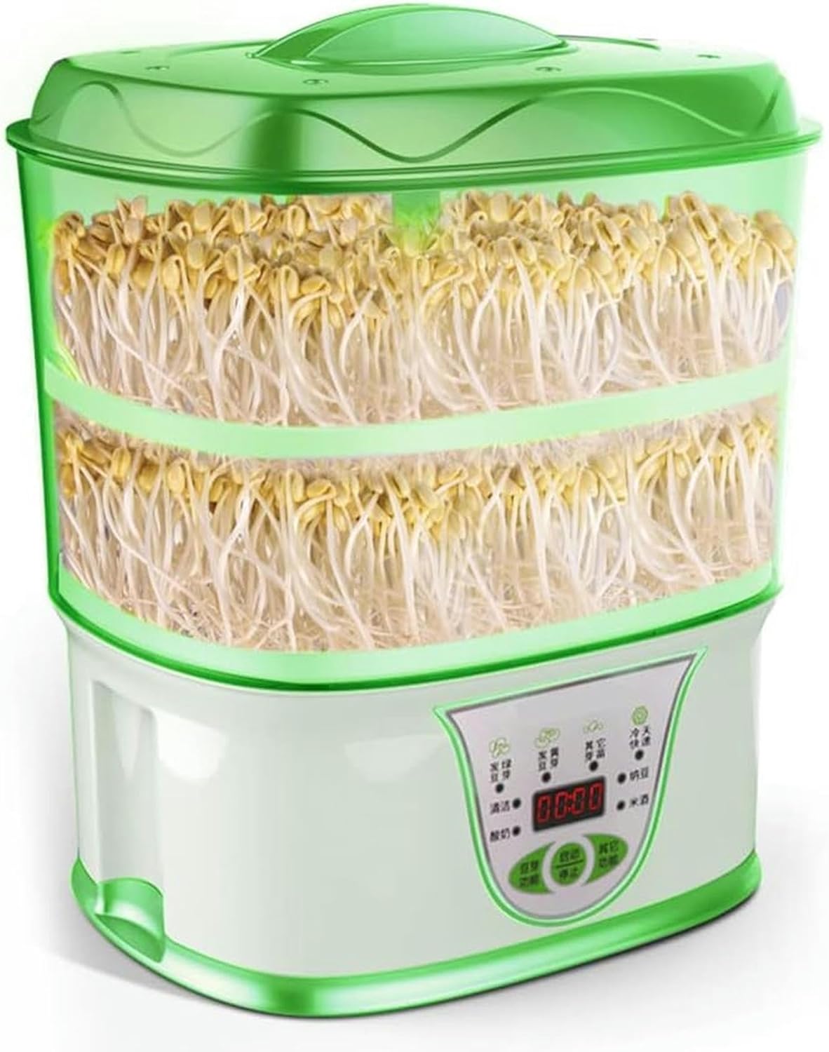 Seed Germination Kit, Automatic Intelligent Bean Sprout Machine Three-Layer Large-Capacity Soilless Seed Planter-1/
