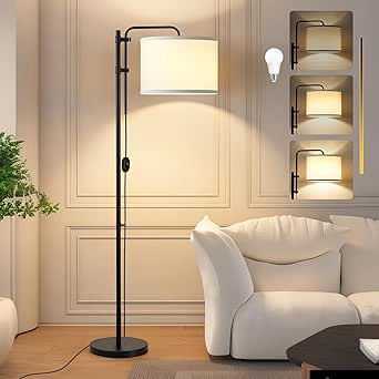 Chryssplex Staande Lamp voor Woonkamer, 3 Kleurtemperaturen, Inclusief 12W E27 Lamp, Elegante Gebogen Vloerlamp, Ideaal voor Slaapkamer, Lezen en Kantoor Chryssplex Staande Lamp voor Woonkamer, 3 Kleurtemperaturen, Inclusief 12W E27 Lamp, Elegante Gebogen Vloerlamp, Ideaal voor Slaapkamer, Lezen en Kantoor