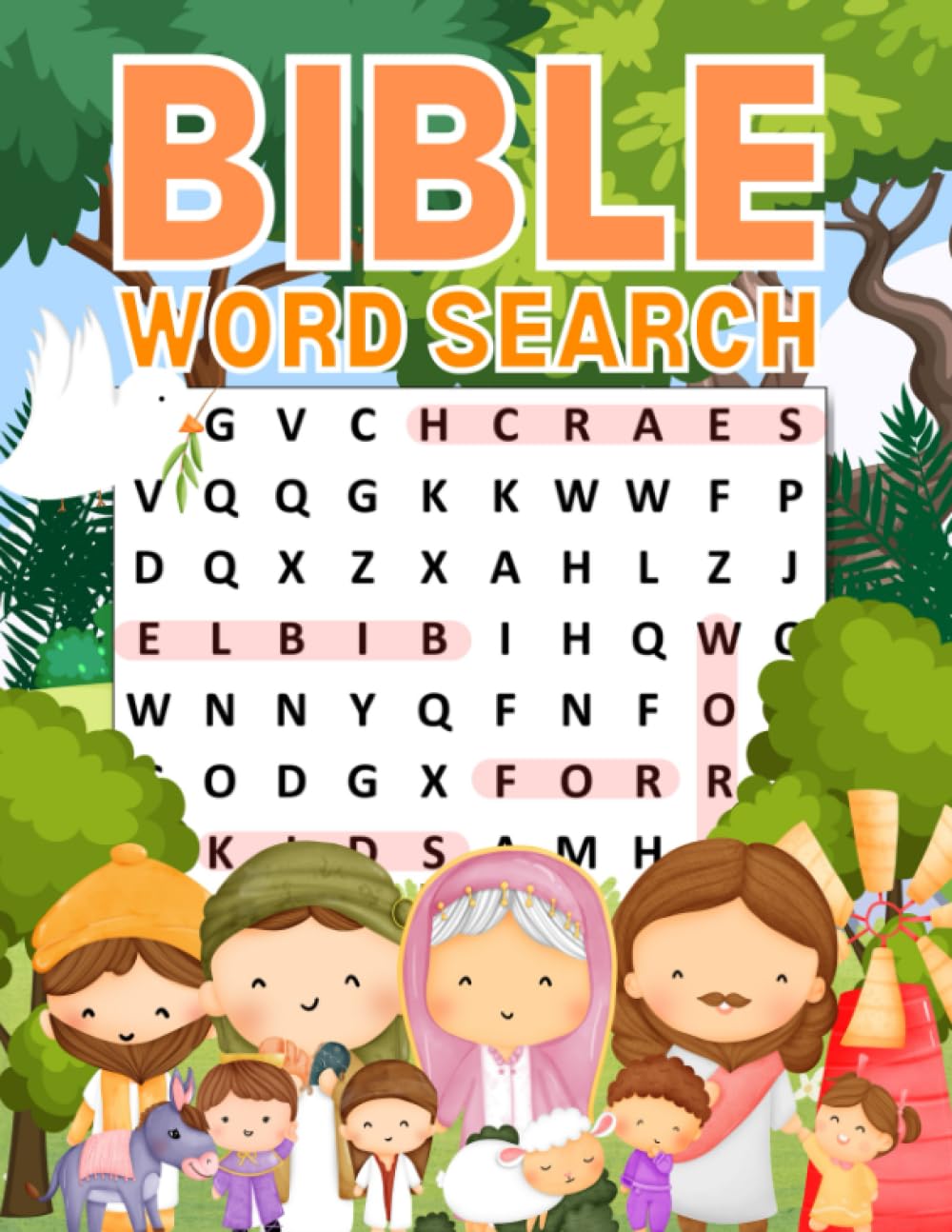 Amazon.com: Bible Word Search For Kids: Christian Activity Book for ...
