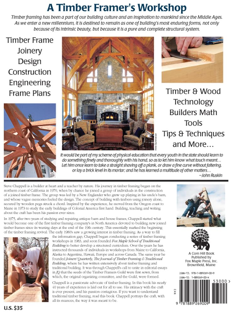 A Timber Framer's Workshop: Joinery & Design Essentials for Building Traditional Timber Frames - Image 2