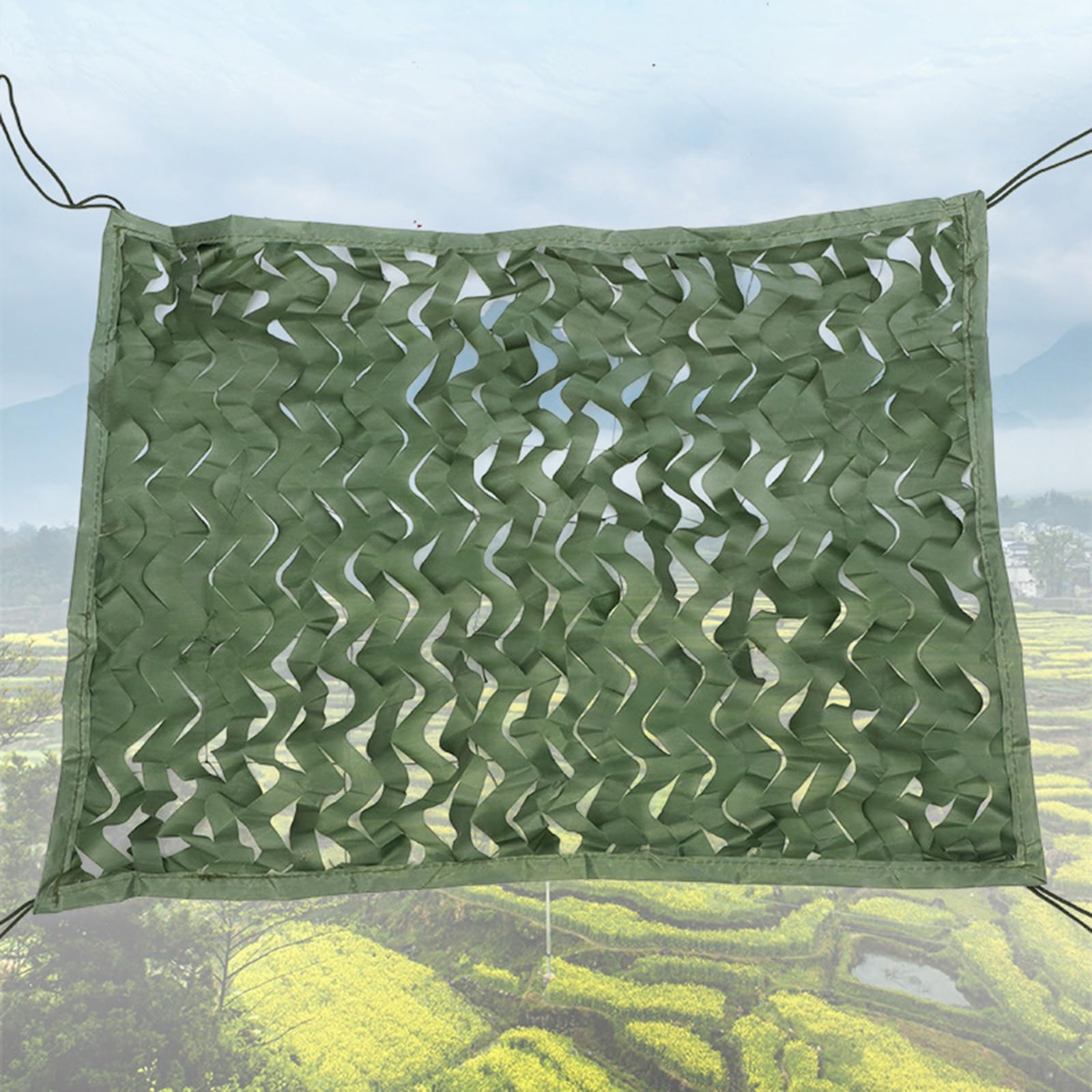 OUdini Outdoor Camping Camouflage Net, Large Indoor Camo Netting, Car Cover Shade Netting for Camping Hide/4 * 6M/13.1 * 19.6Ft