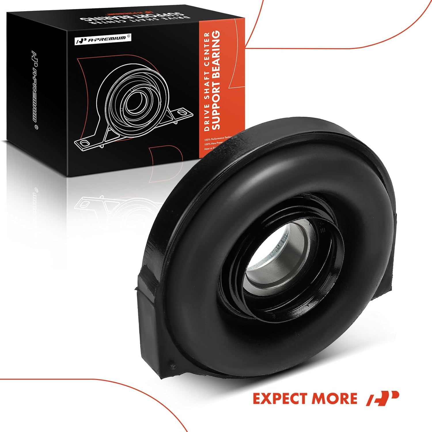 A-Premium Drive Shaft Center Support Bearing Compatible with Nissan Pathfinder 1989-1997, D21 1986-1994, Pickup 1995-1996, 4WD, Replace# 3752136G25, 3752134G25, Driveshaft Carrier Bearing