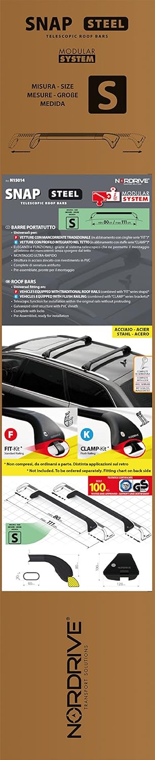 NORDRIVE N15014 Snap Steel Installation Diagrams