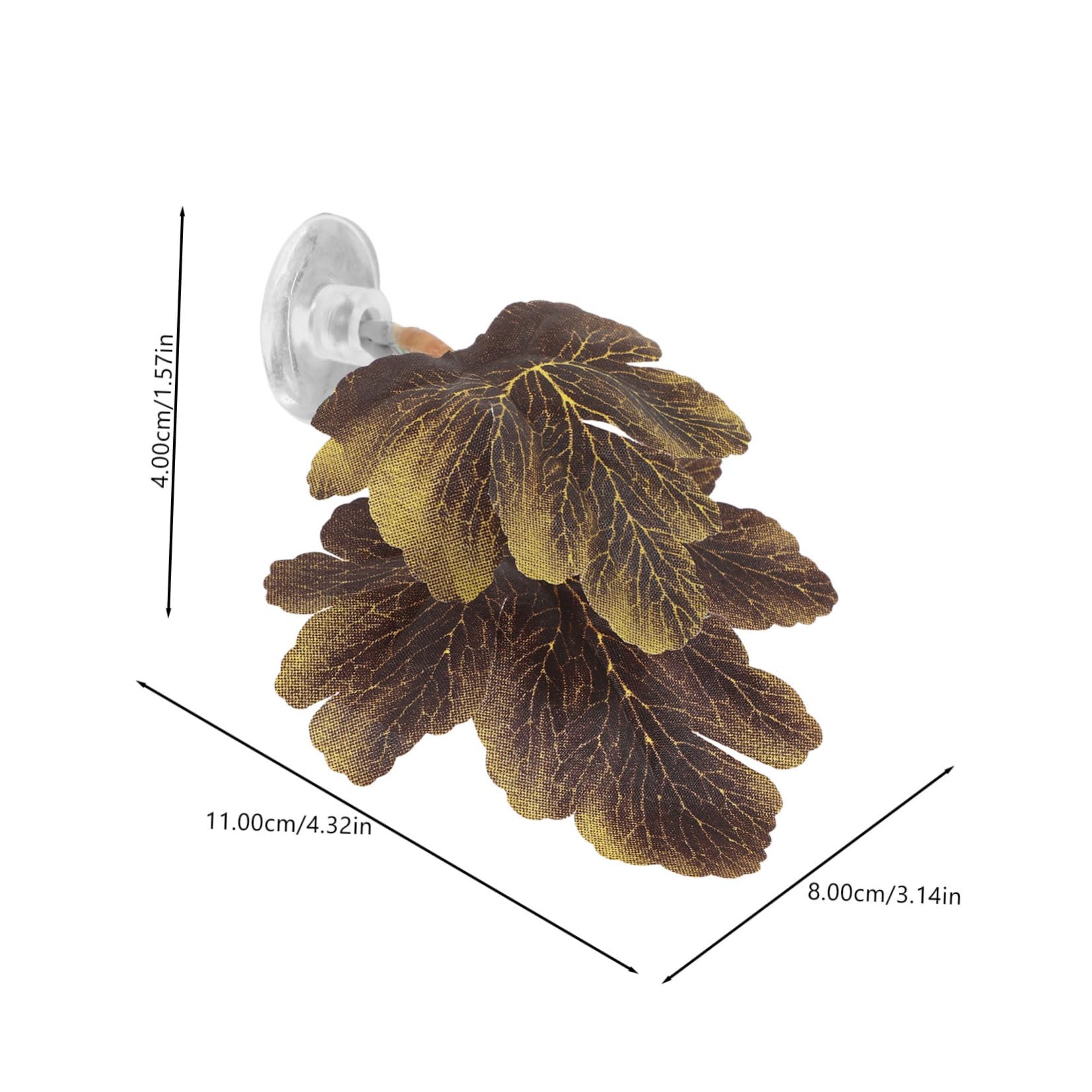 Beaupretty Ornement De Réservoir pour Betta De Imitant Plantes Aquatiques avec Ventouse pour Aquarium Décoratif Et Sécurité Poissons