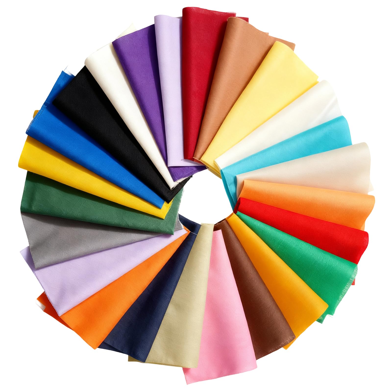 50 Pcs Cotton Fabric Squares for Sewing Patchwork Fabric Bundles