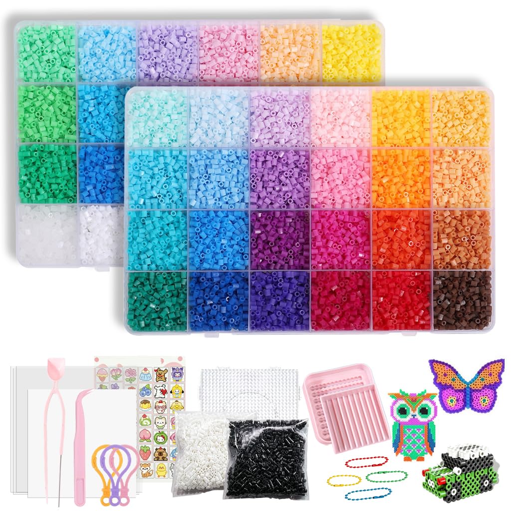 48 Color Fuse Beads Kit - Pixel Art Fun! -1