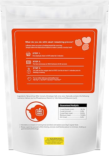 Miniatura 5 de Yak Gold Original Funcional Himalayan Yak Cheese Puff Chew para perros, paquete de 3 unidades de 12 onzas, gran regalo de entrenamiento,