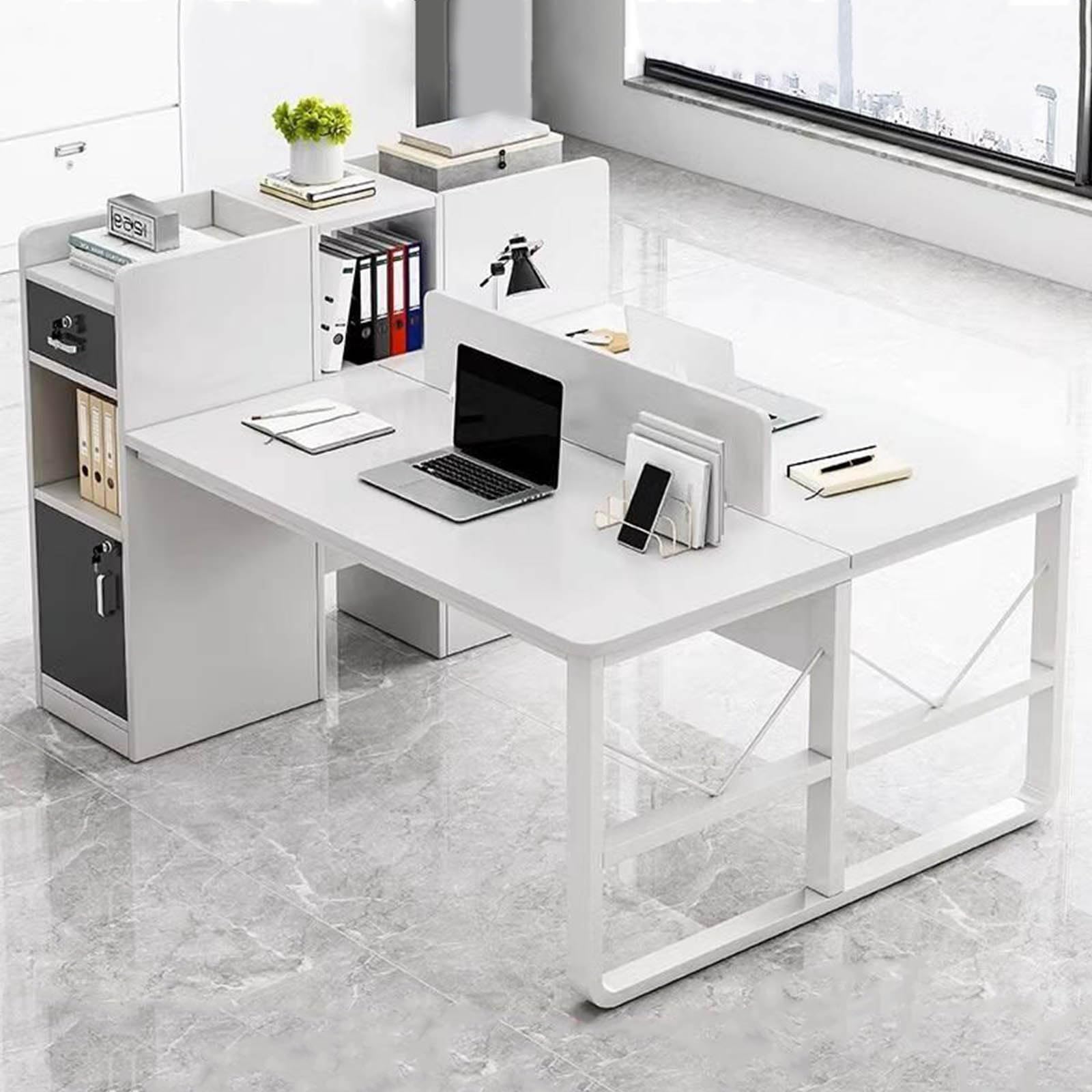 Amazon.com: Two Person Desk with Drawers,Double Computer Amazon.com: Two Person Desk with Drawers,Double Computer