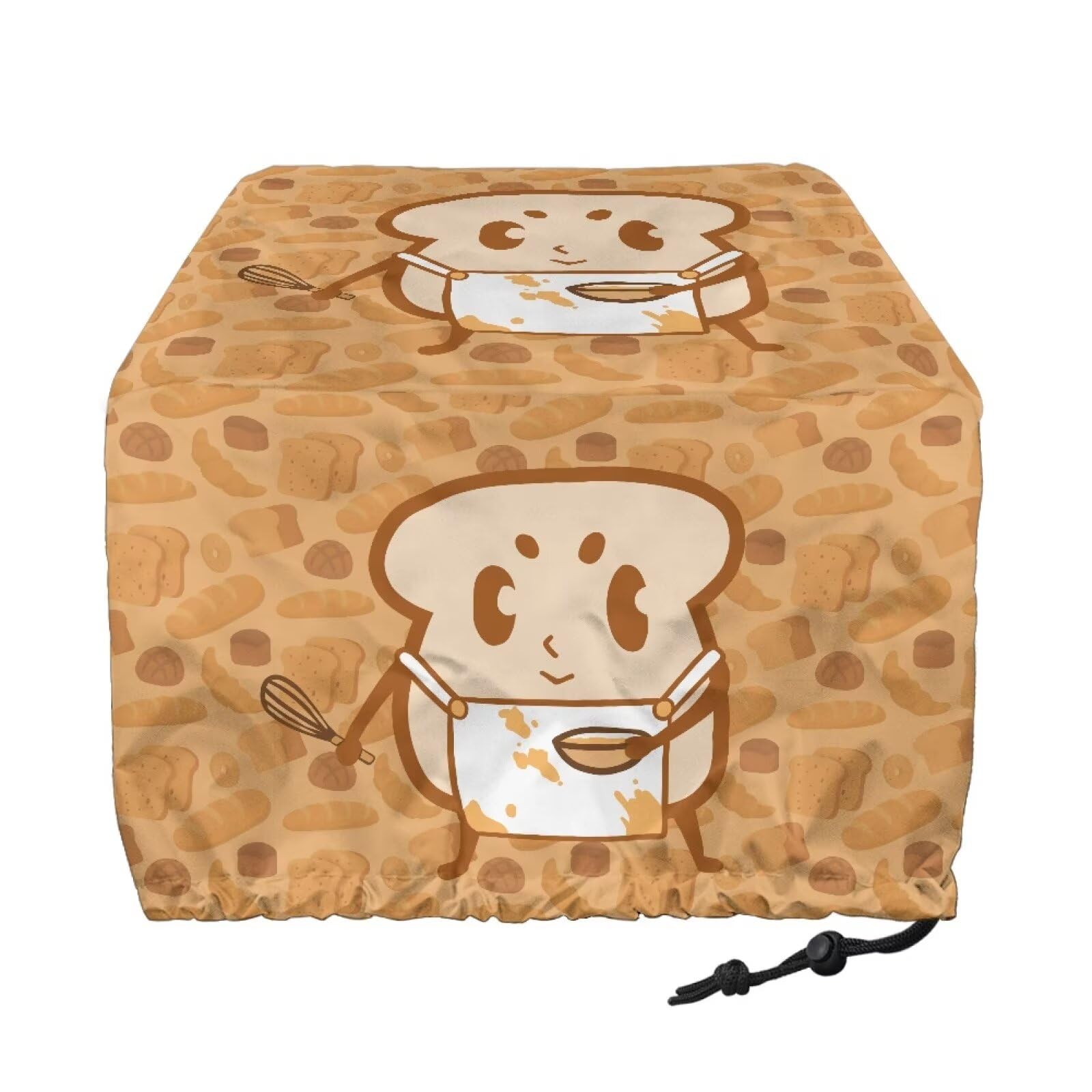 Toaster Cover for 2 Slice Cartoon Bread Toaster Dust Cover Anti Fingerprint Protection Cover for Bread Maker Oven Kitchen Small Appliance
