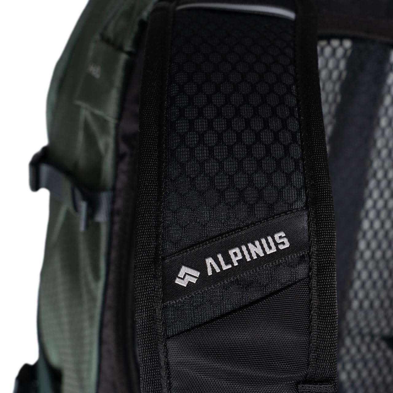 Alpinus - Negoiu 20L Plecak turystyczny, plecak sportowy i outdoorowy, trekkingowy z materiału odpornego na ścieranie, na jednodniowe wycieczki, plecaki turystyczne, ergonomiczny- szałwiowy zielony